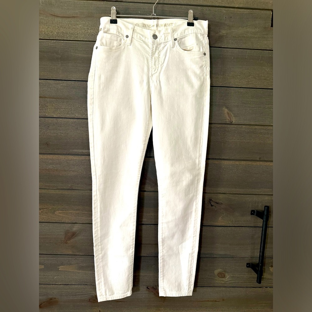 CITIZENS OF HUMANITY WHITE JEANS. Size 27.